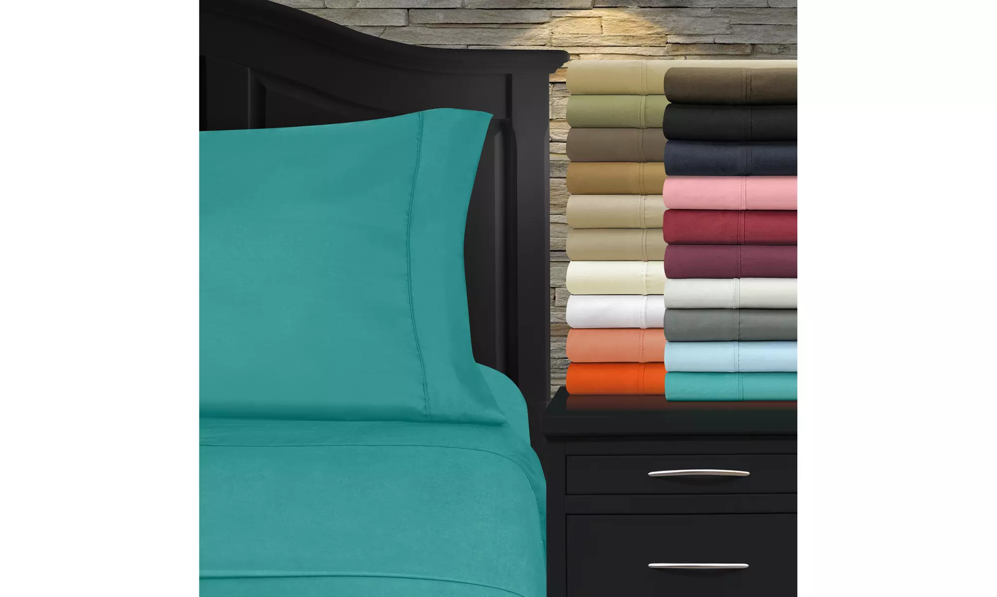 Superior All-Season Breathable Hypoallergenic Wrinkle Resistant Microfiber Sheet - Primary Image