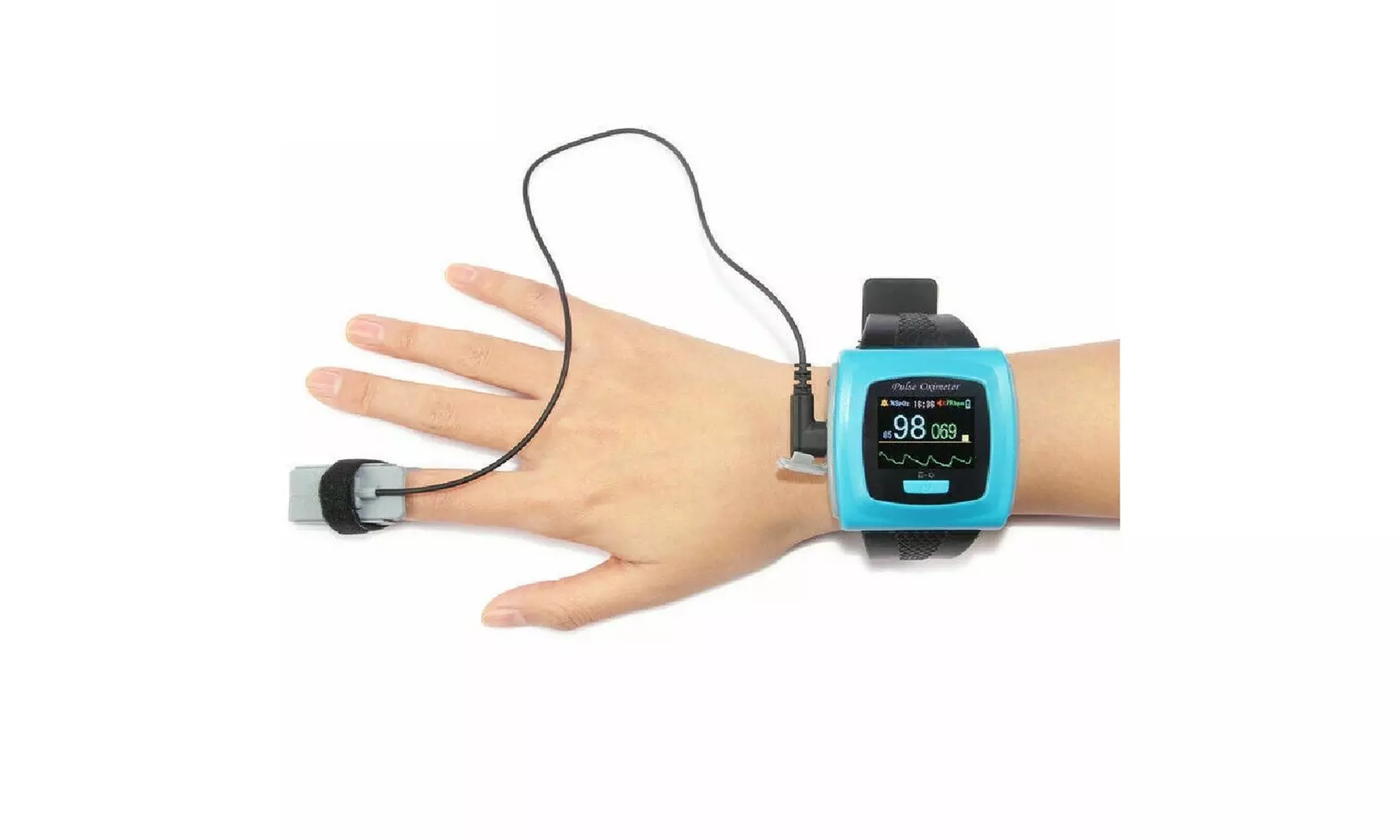 Wrist Pulse Oximeter Pulse Blood Oxygen Monitor - Second Medium