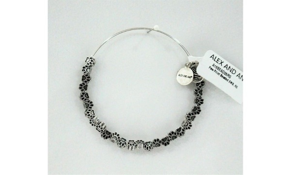 Ani and alex discount paw print beaded bangle