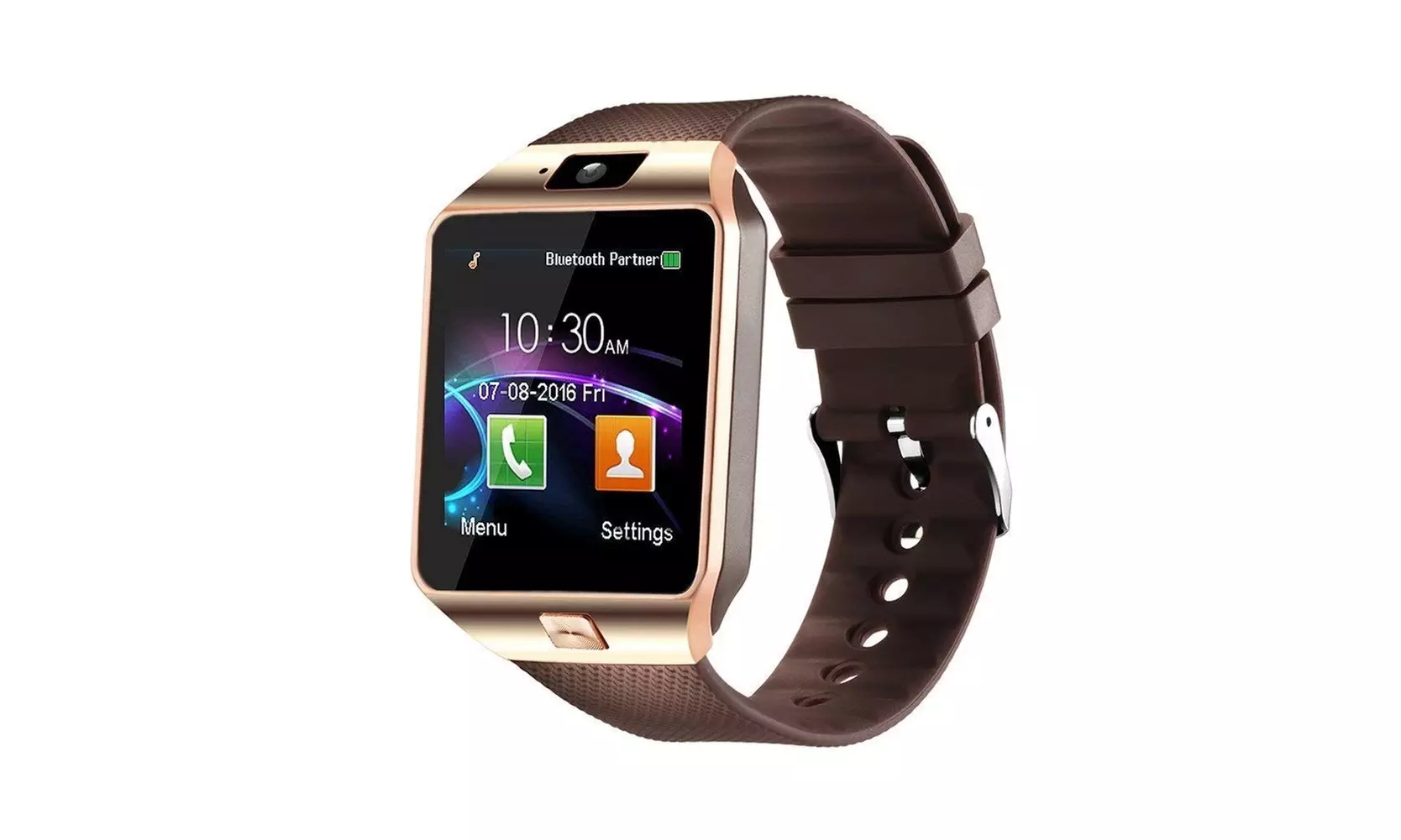 Premier DZ09 Bluetooth Smart Watch Android and iPhone (Rose Gold) - Primary Image
