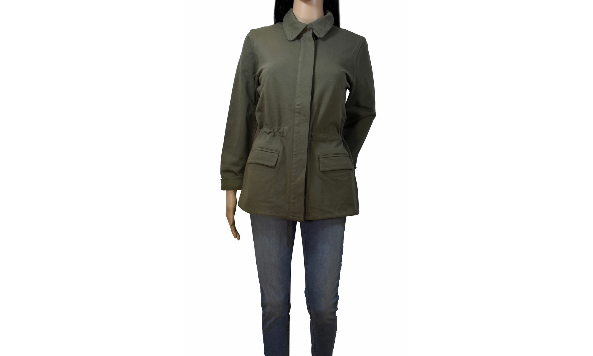 James Perse Argn Army Green Lightweight Jacket