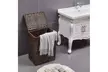 PE Rattan Laundry Hamper with Lid and Powder-Coated Steel Frame - Second Medium