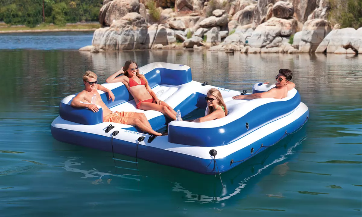 Intex Oasis Island 5-Seater Floating Lounge Raft - Primary Image
