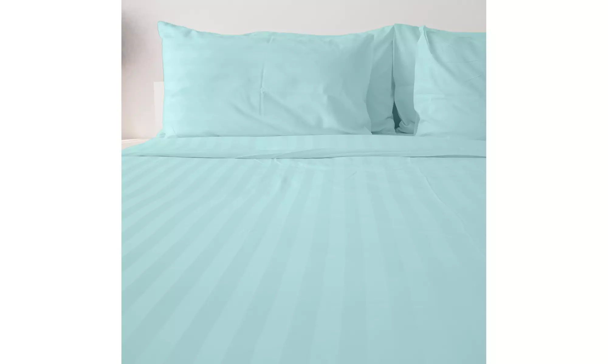 1800 Series Cotton Satin Feel Dobby Stripe Sheet Set - Assorted colors and sizes