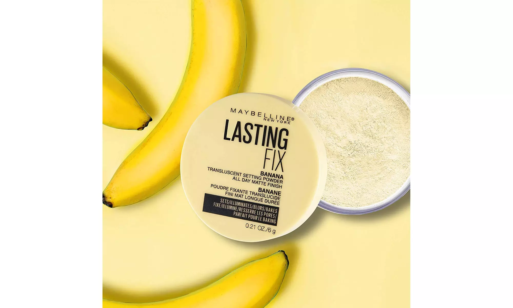 Maybelline Banana Powder Loose Setting Face Powder, Shade - Second Medium