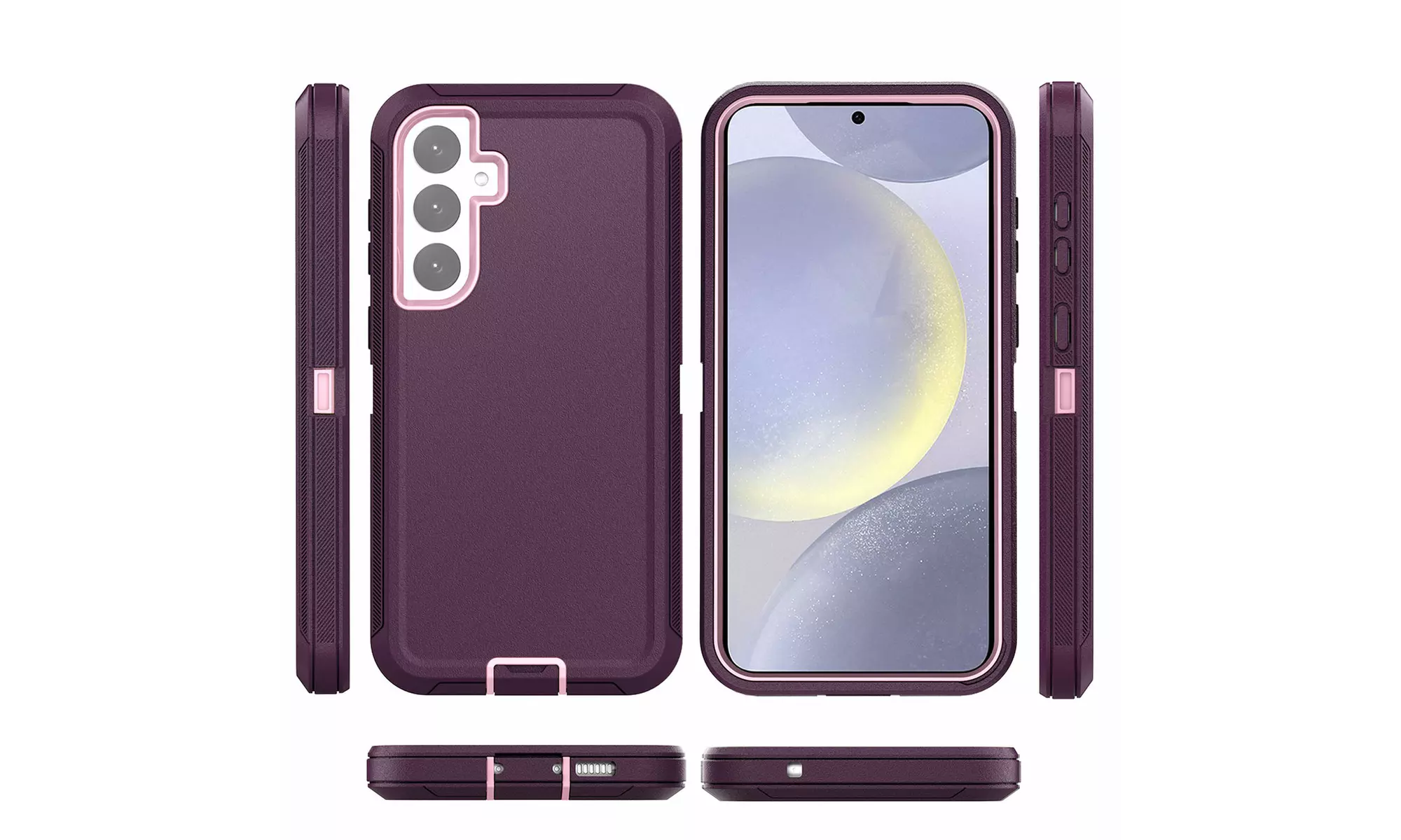 For Samsung Galaxy S24 Case Shockproof Heavy Duty Rugged Protective Cover
