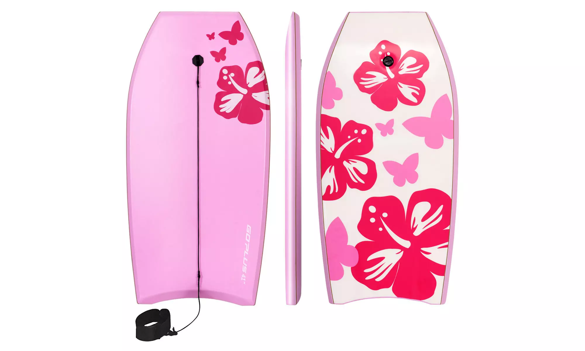 42'' Lightweight Super Bodyboard Surfing W/Leash IXPE Deck EPS Core Boarding
