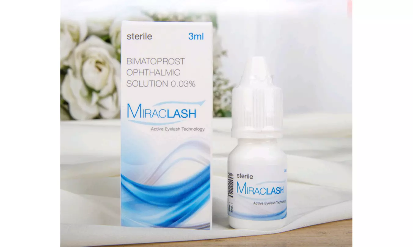 Miraclash (Generic Latisse) Eyelash Growth Serum Kit for 4 Weeks (3ml/Bottle) - Primary Image
