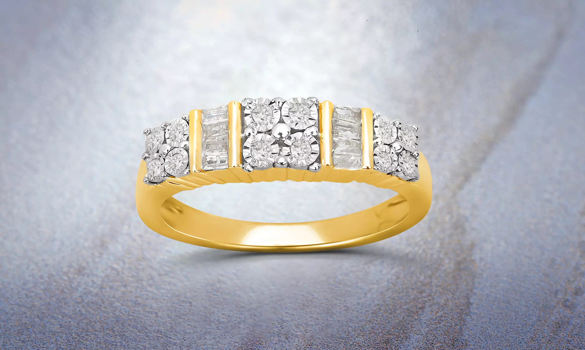 1/4 CTTW Diamond Fashion Band in Sterling Silver By DiamondMuse
