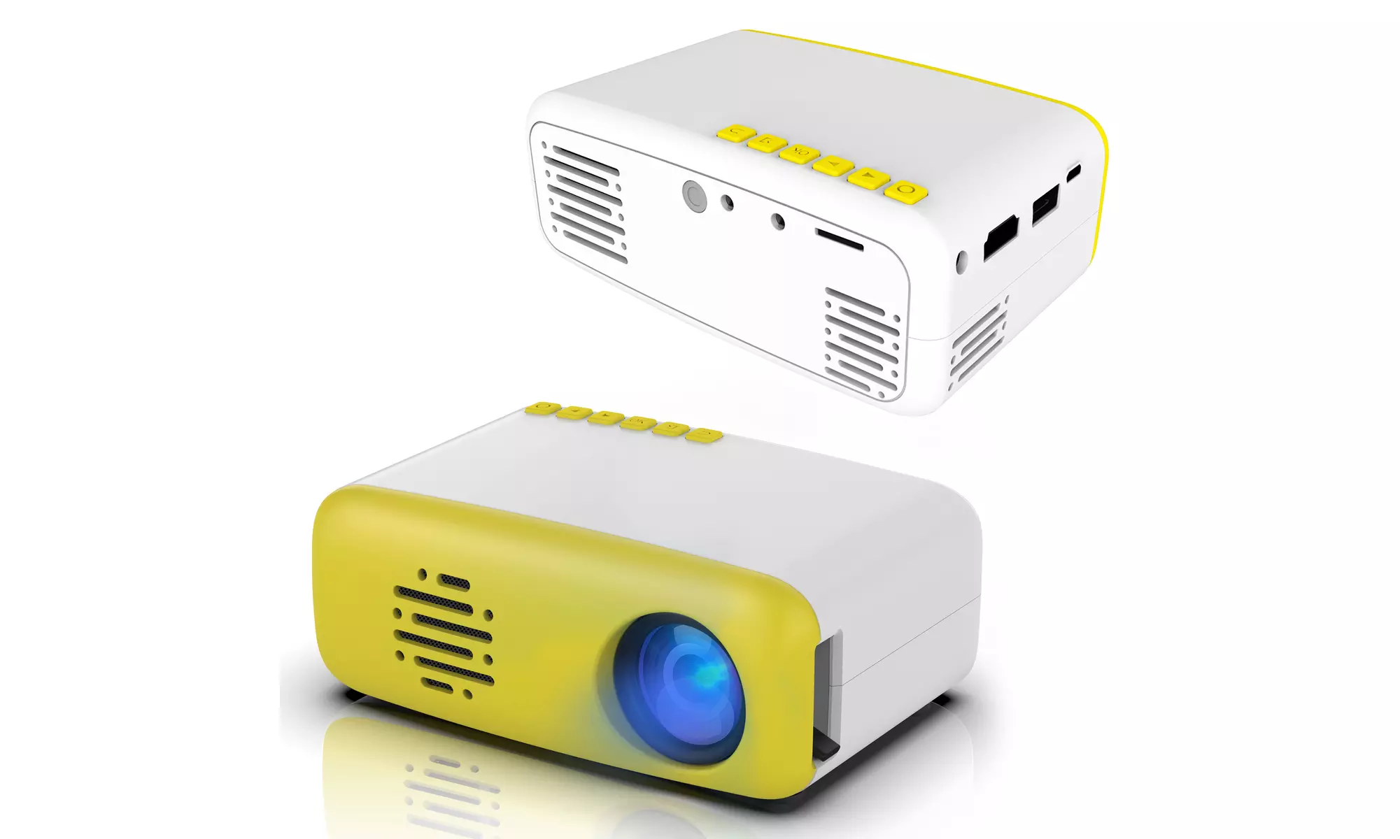 LED Projector 1080P Home Theater Cinema USB HDMI AV SD Mini Portable Projector - Primary Image