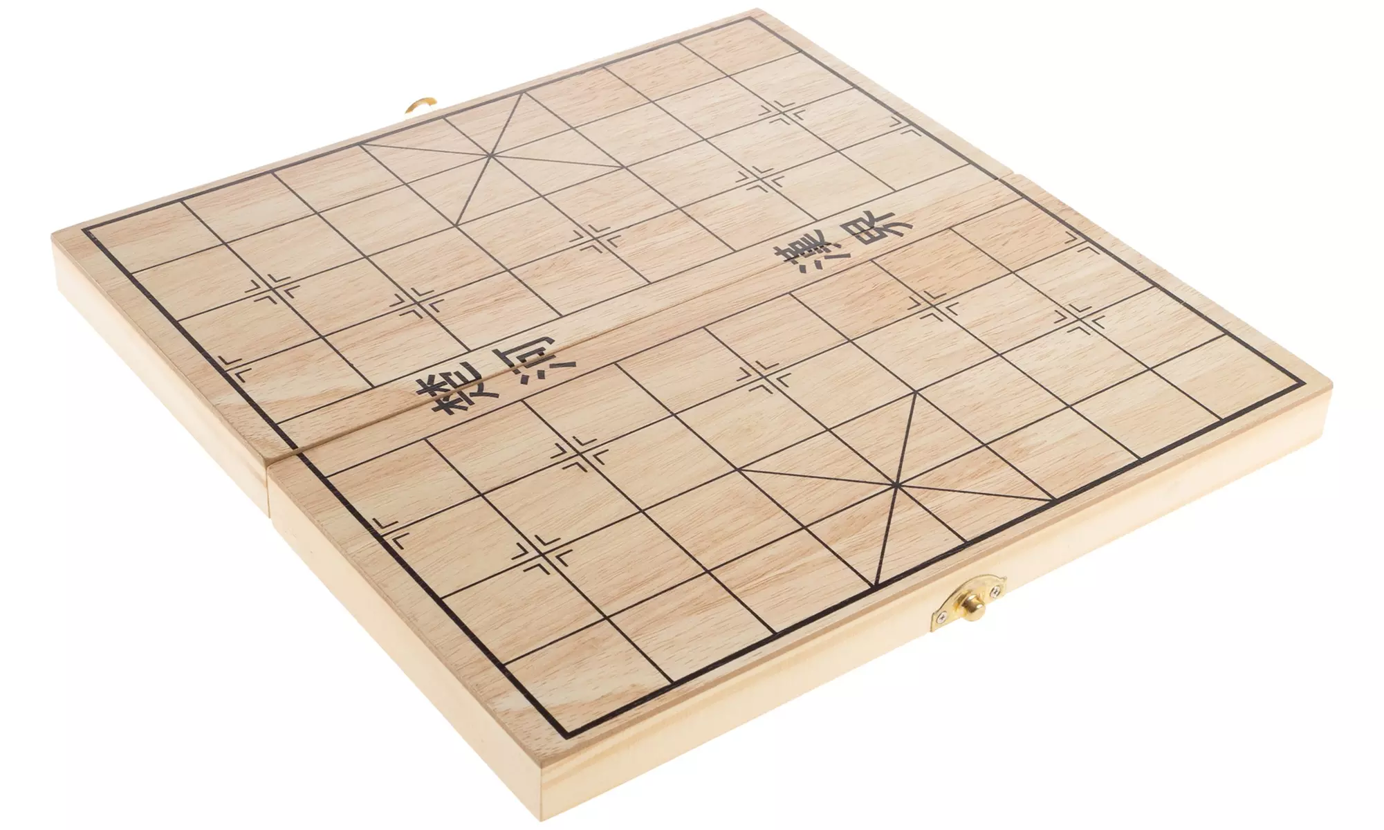Hey! Play! Folding Wooden Chinese Chess Board Game - Primary Image