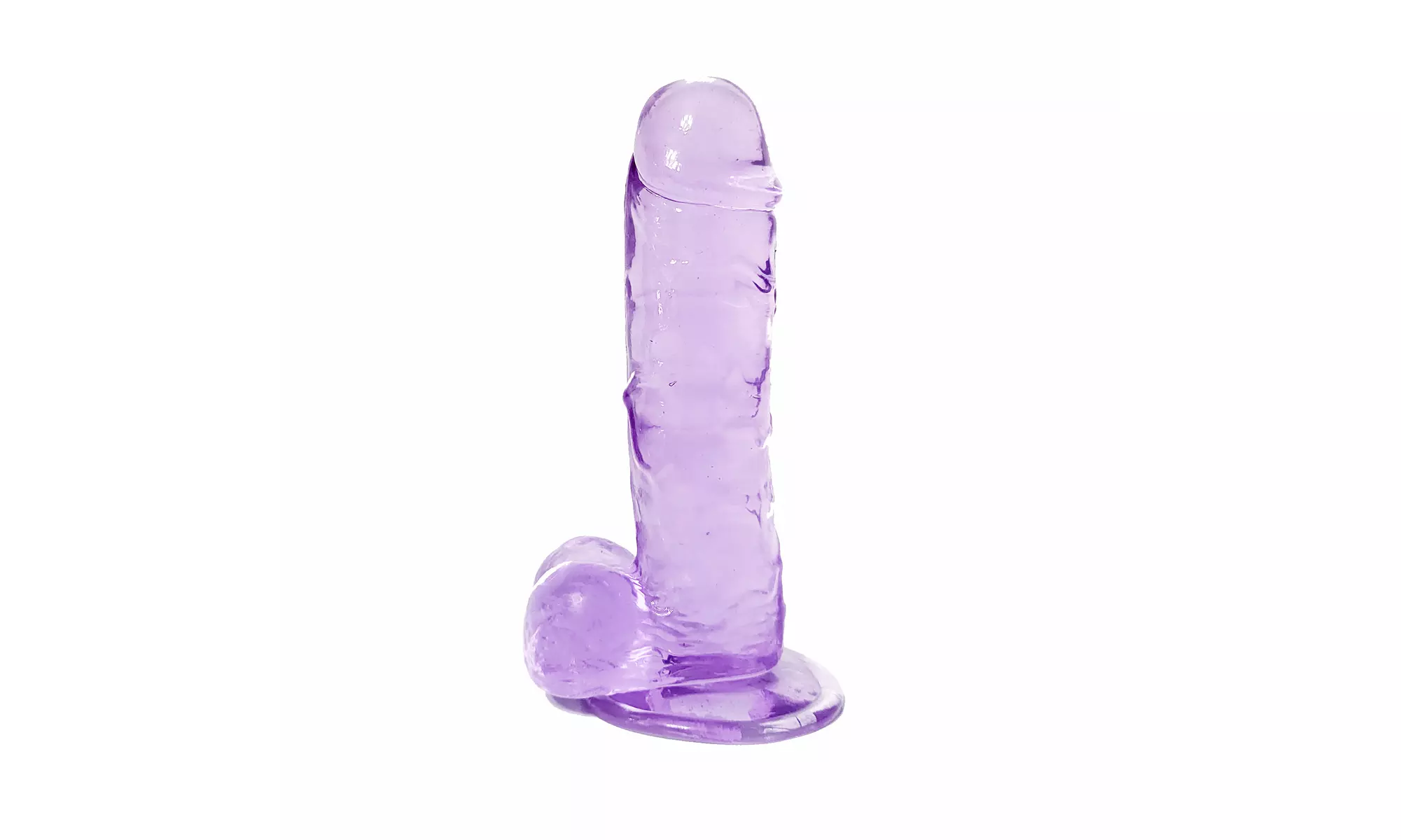 Suction Cup Dildo Flexible Waterproof 6 Inch Strap on Compatible