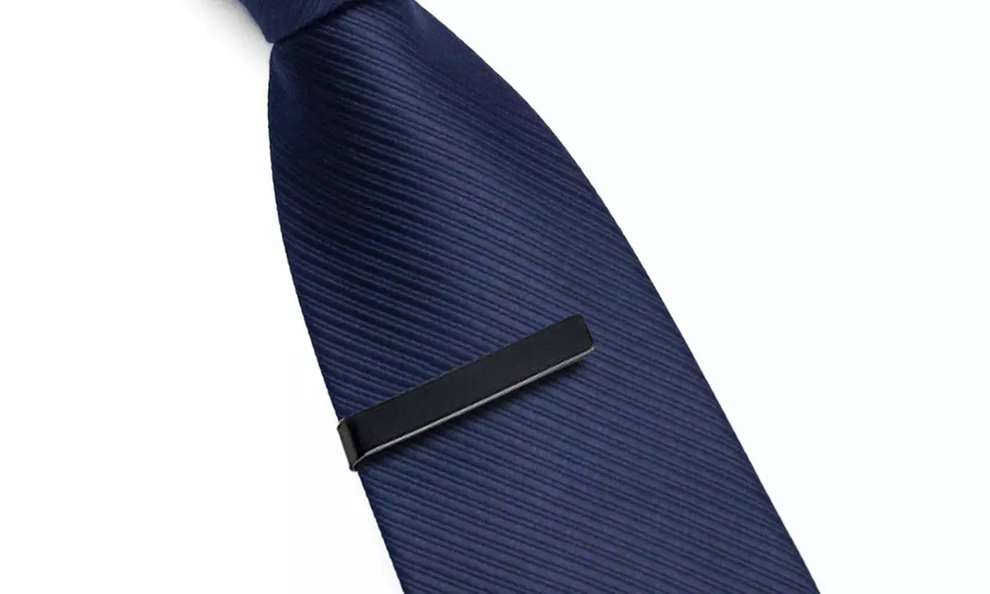 Gentleman Men Metal Simple Necktie Tie Bar Clasp Clip Clamp Pin Party Wedding