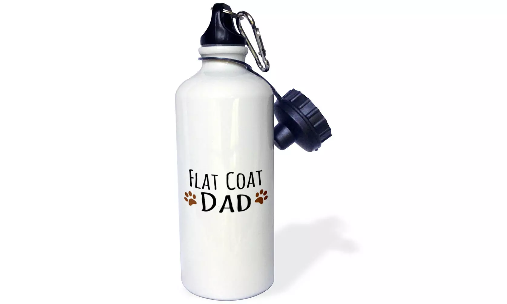 Water Bottle Flat Coat Dog Dad flatcoated retriever doggie by bread brown muddy - Second Medium