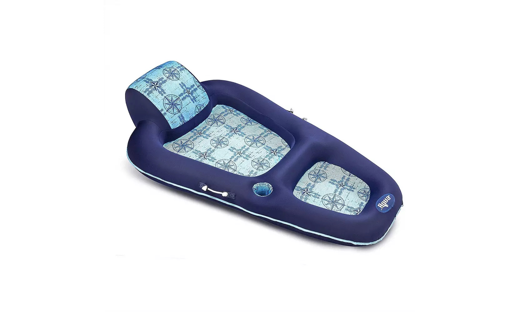 Aqua Luxury Water Lounge, X-Large, Inflatable Pool Float with Headrest - Primary Image