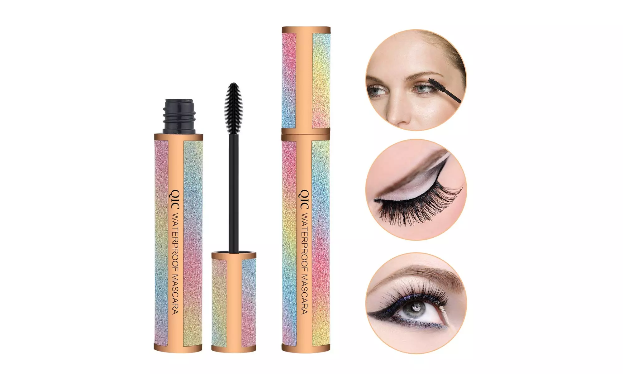 Waterproof Magic 4D Silk Fiber Eyelash Mascara Extension Long Lasting Eye Lashes - Primary Image