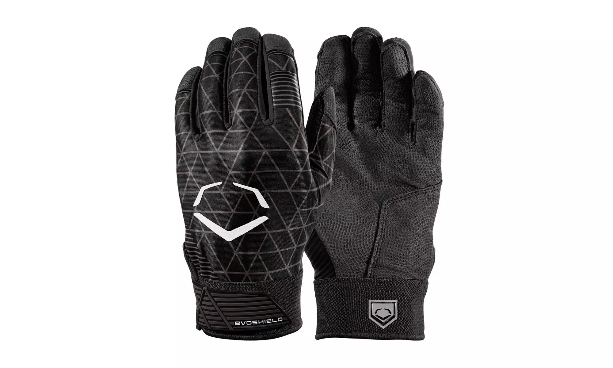 EvoShield Evocharge Protective Batting Gloves - Youth Small, Black - Primary Image