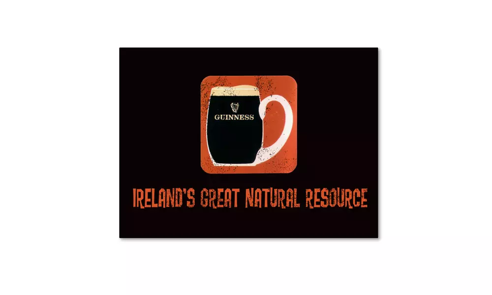 Guinness Brewery 'Ireland's Great Natural Resource' Canvas Art - Second Medium