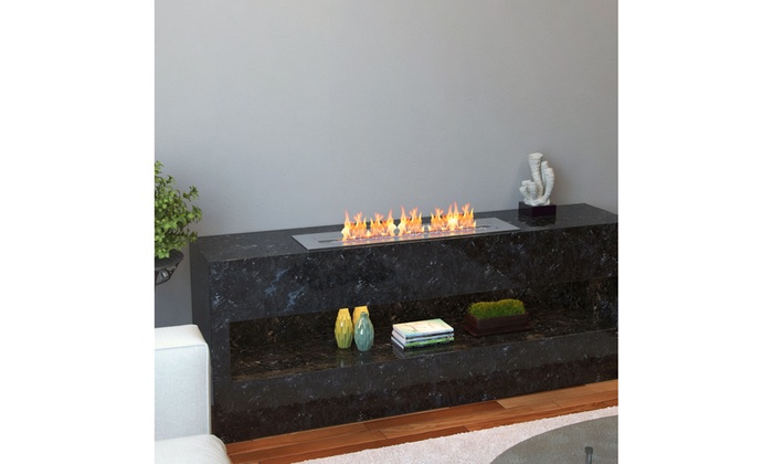 Moda Flame Pro 24 Inch Bio Ethanol Fireplace Burner Insert 4 8