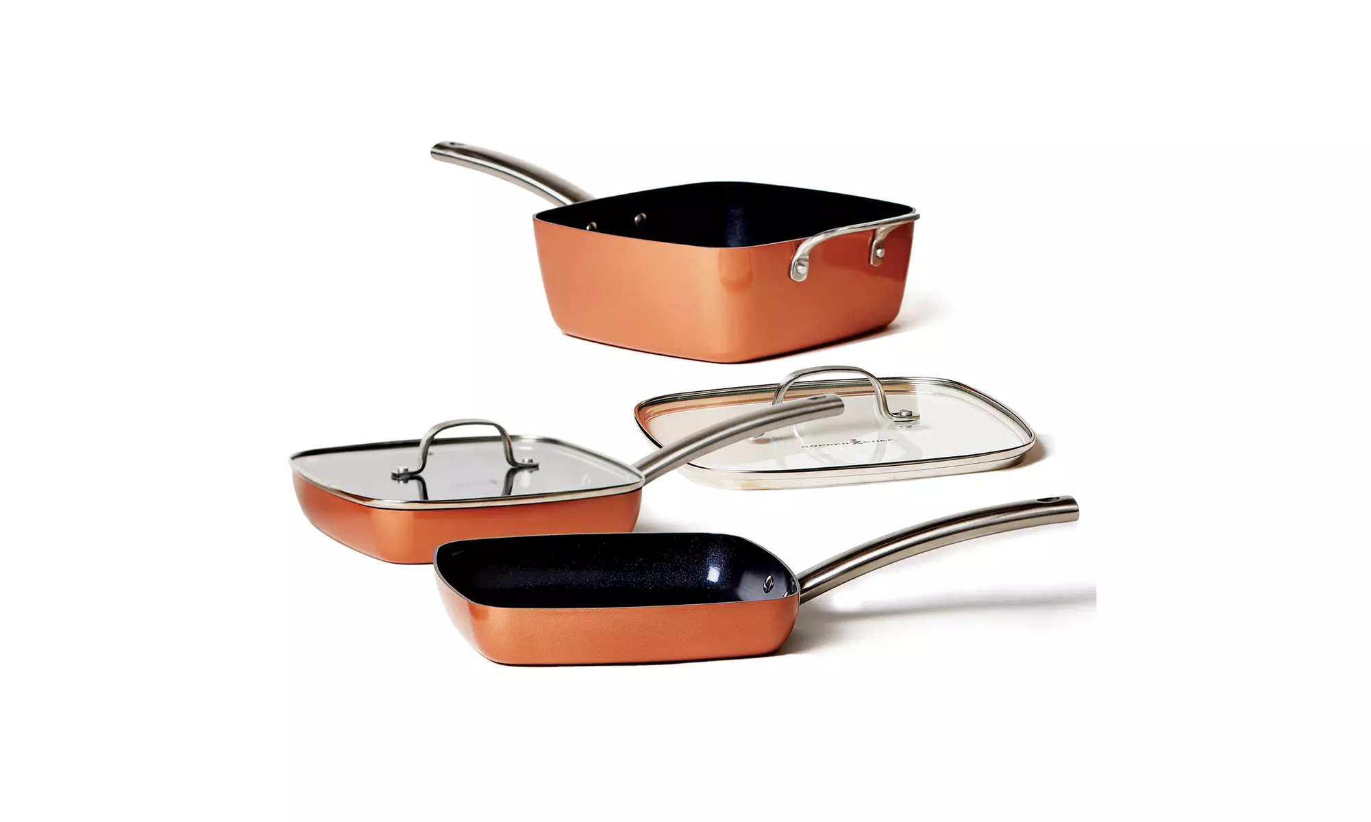 Copper Chef Diamond 5-piece Square Pan Set - Primary Image