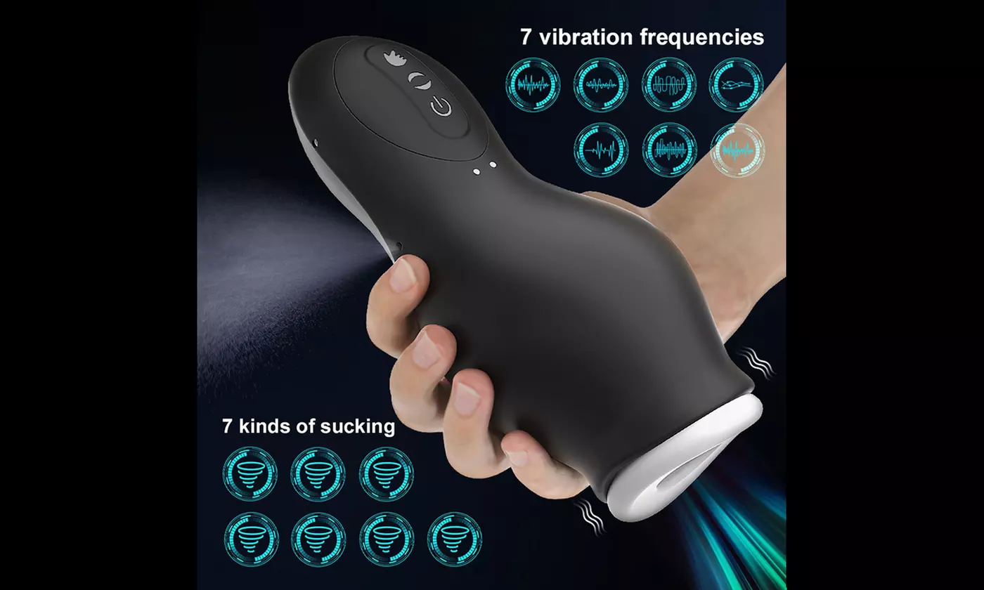 Automatic Hands-Free Masturbator Massager Vibration Stroker