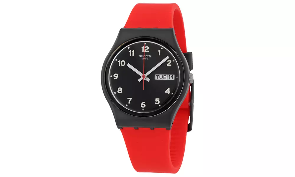 Swatch RED GRIN Unisex Watch GB754 - Primary Image