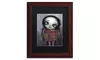 Abril Andrade 'Zombie Girl' Matted Wood Framed Art