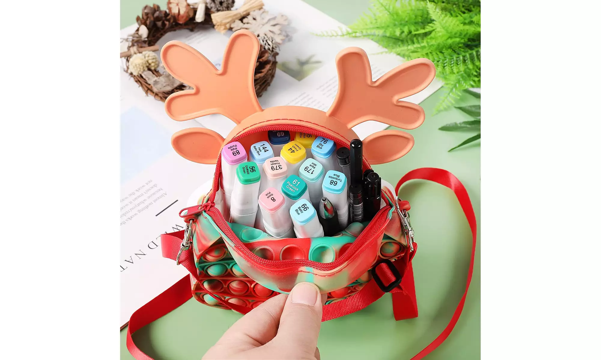 Jumbo Pop it Fidget Toy Handbag with strap - Second Medium