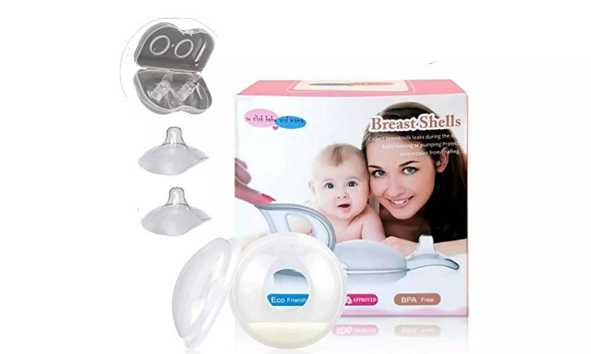 Breast Shells and Nipple Shield , Milk Saver Pack of 5 - Primary Image