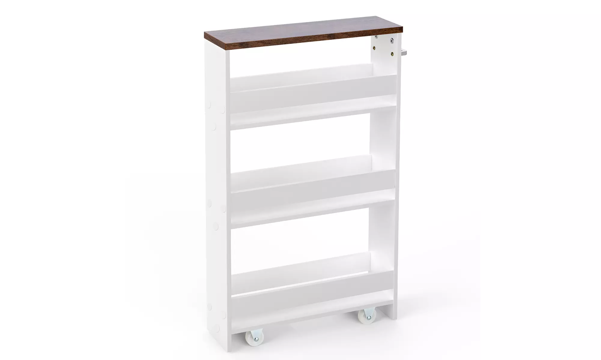 Costway Rolling Kitchen Slim Storage Cart Mobile Shelving Organizer w/ Handle - Primary Image