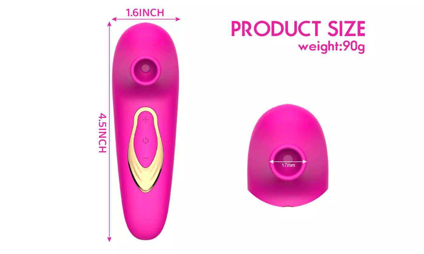  Vibrator Sucker Clit Rose G-Spot Licking Clitoral Suction