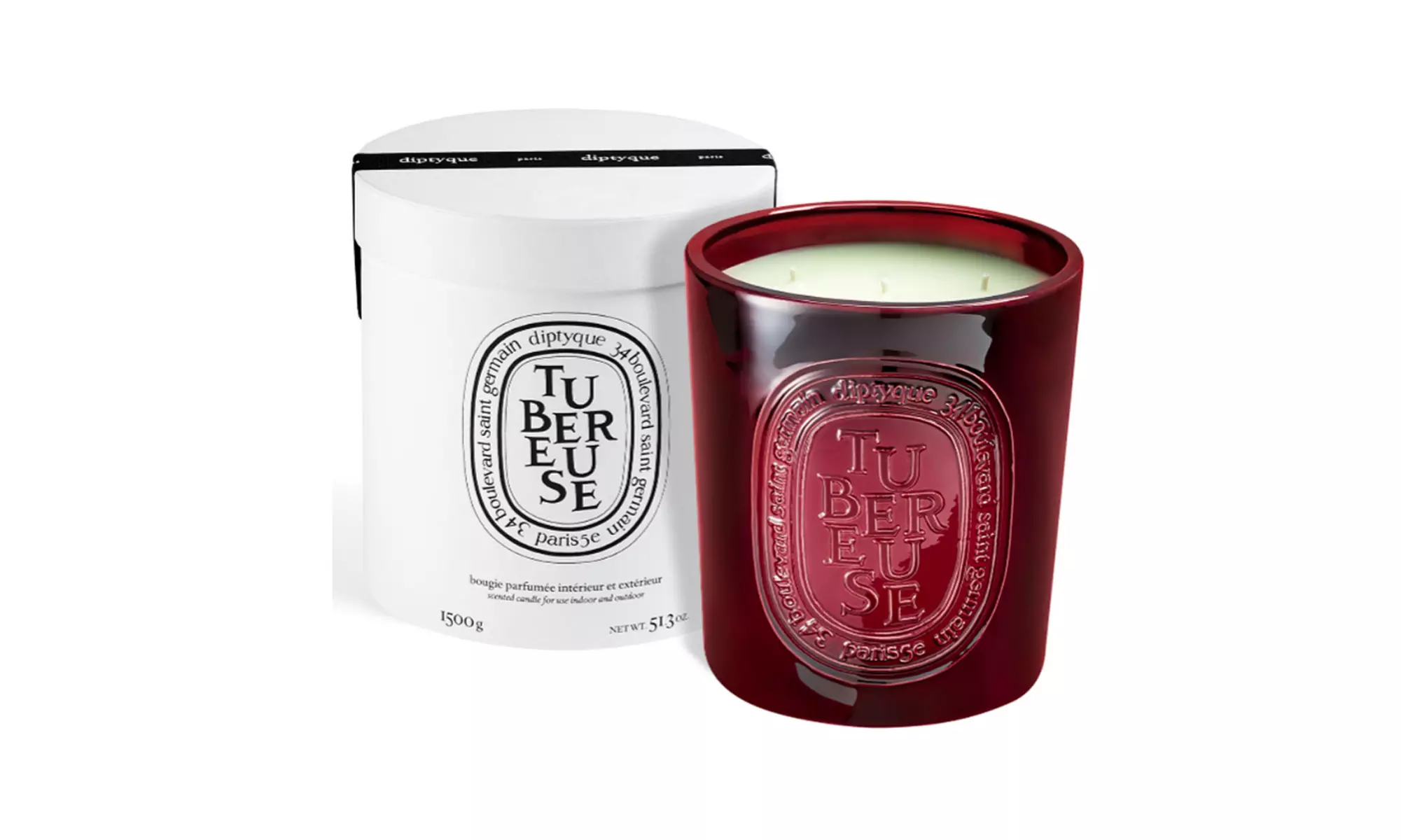 Diptyque Tubereuse Scented Candle 1500 g / 53 fl oz - Primary Image