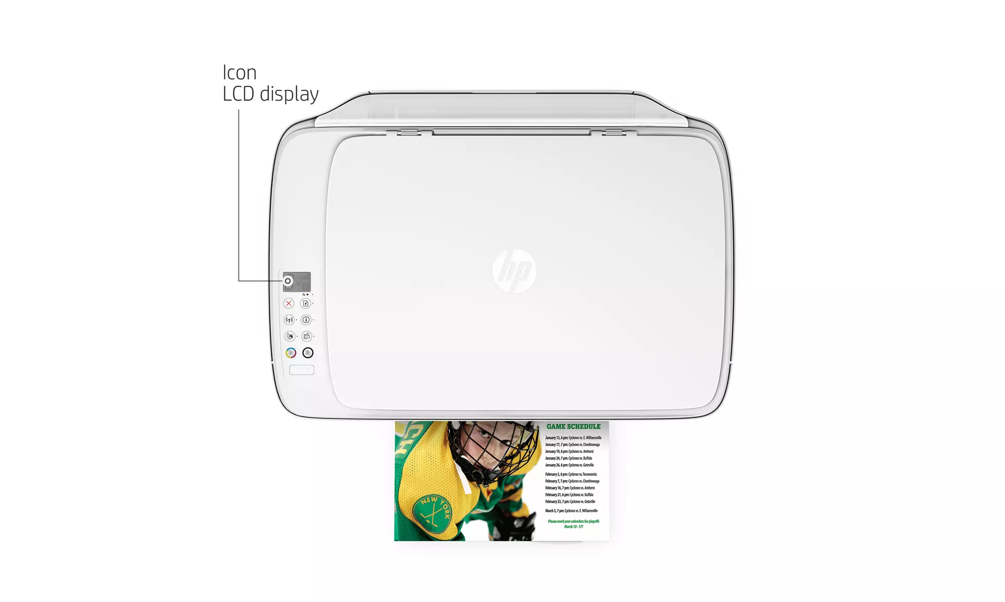 HP DeskJet 3631 All-in-One Compact Printer NO INK (K4T94A) (White) - Refurbished - Second Medium