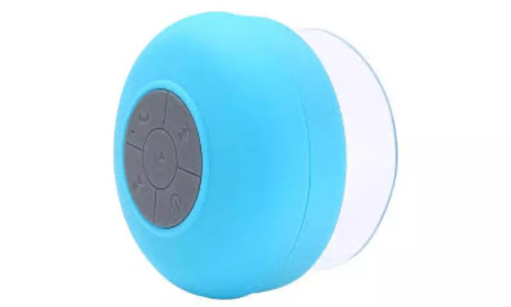 Bluetooth Waterproof Shower Speaker - Green, Pink, White, Yellow, Black or Blue - Primary Image