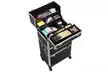 4 360-degreed Wheels 3-in-1 Professional Aluminum Rolling Makeup Train Case - Second Medium