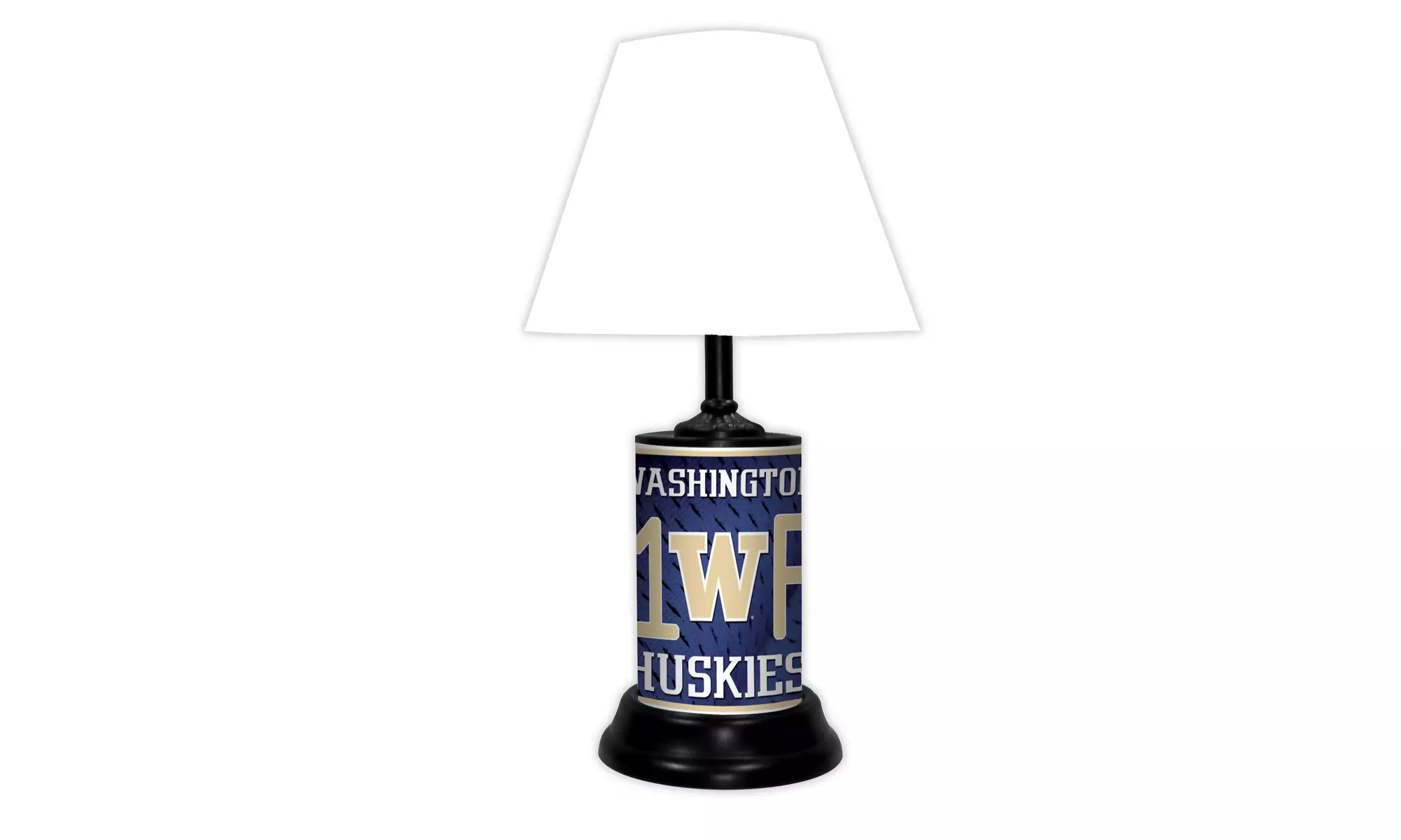 NCAA 18-inch Desk/Table Lamp with Shade, #1 Fan with Team Logo