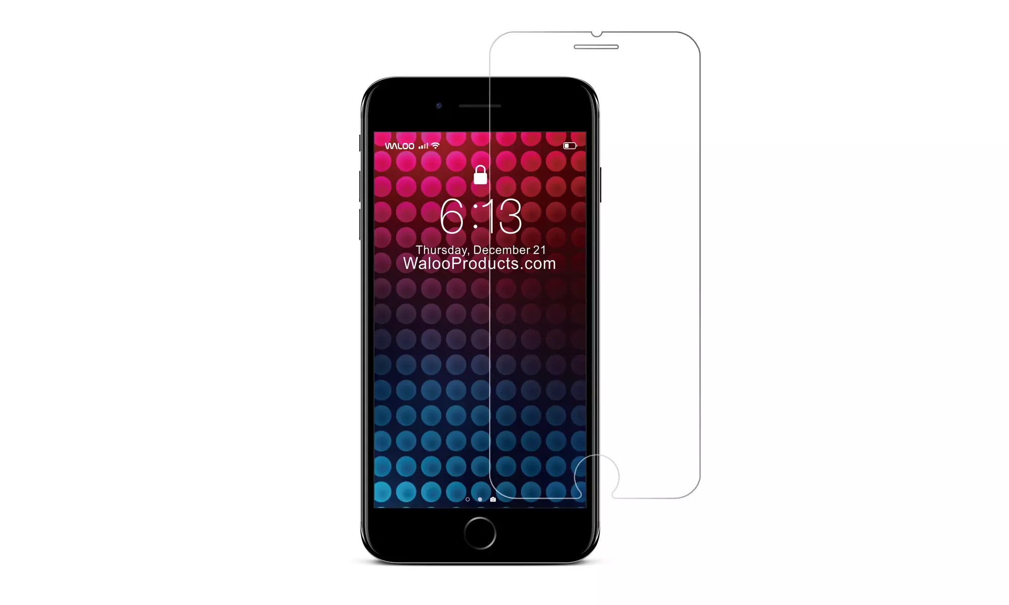 Waloo Privacy or Blue Light Tempered Glass Screen Protector for iPhone