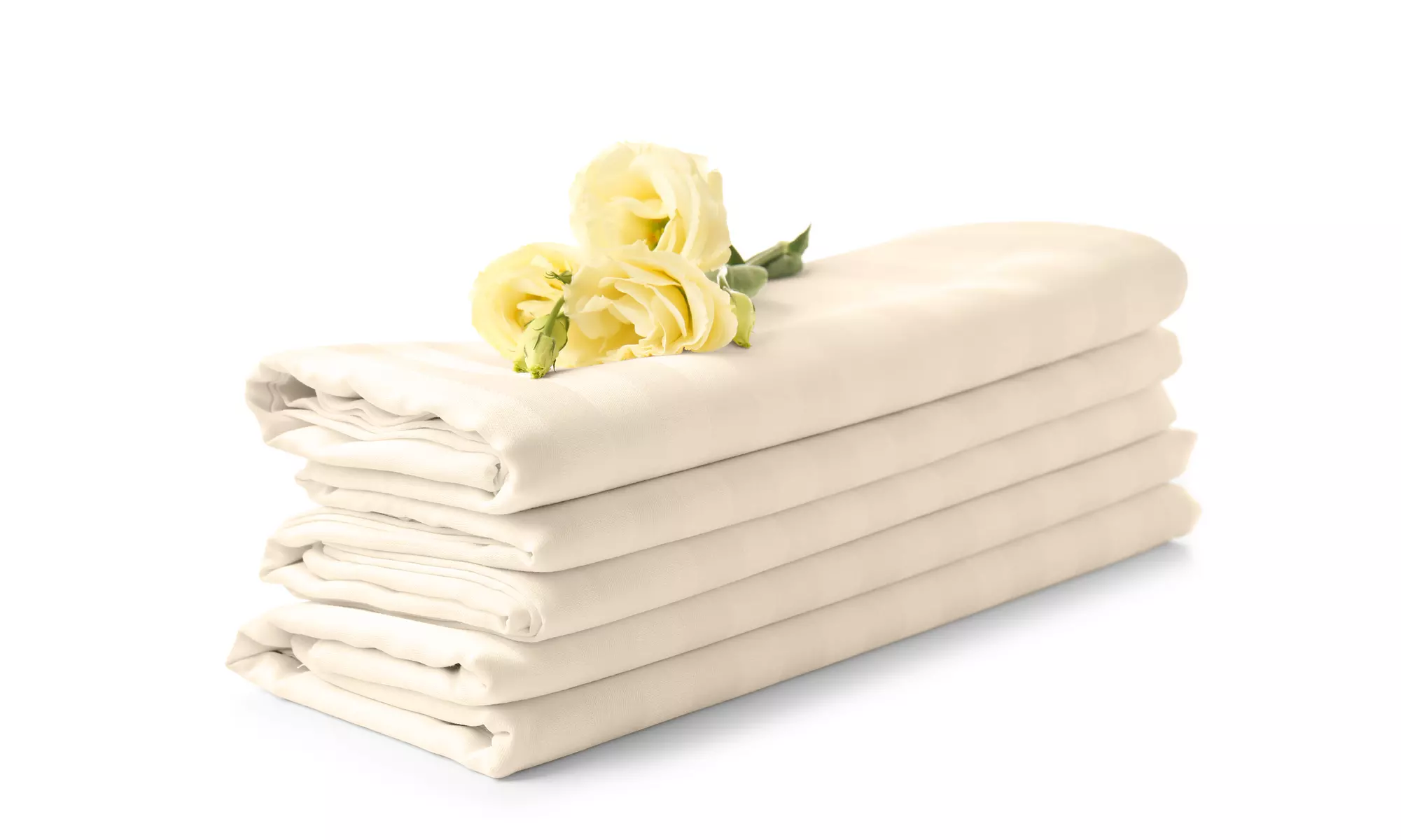 1800 Count Cotton Bamboo Feel Dobby Striped Sheet Set Deep Pockets 4 Piece Set