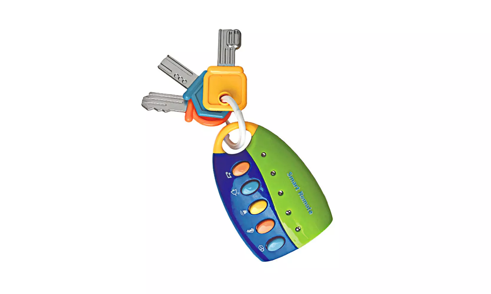 Toy Keys For Toddlers And Baby Toys-Toy Car Keys With Keychains, Light And Sound - Second Medium