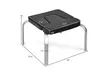 Yoga Headstand Bench Iron Legs w/ PVC Pads for Family Gym Relieve Fatigue - Second Medium