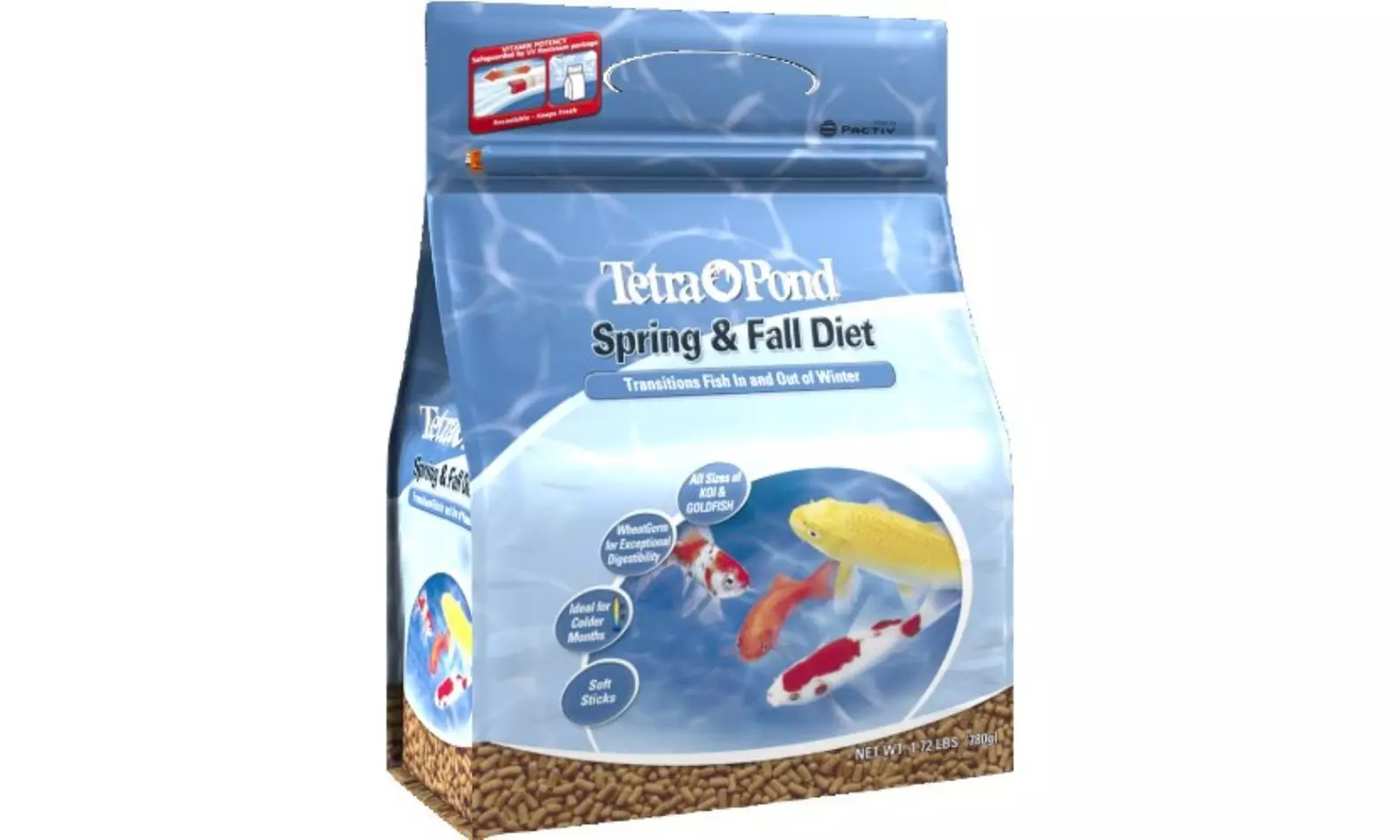 Tetra Pond TP16481 Tetra 16481 Spring and Fall Diet Wheatgerm FishFood - Primary Image