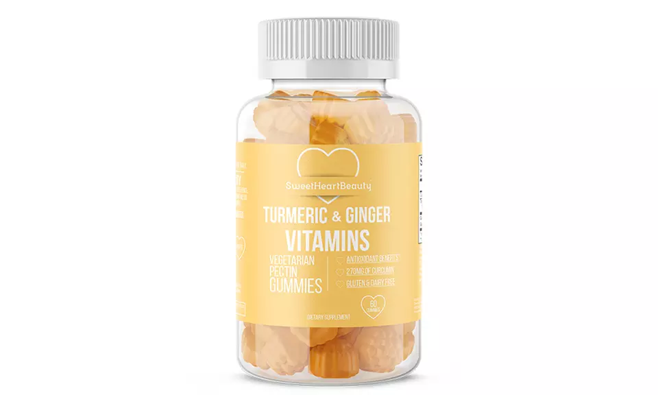 Premium Biotin, Collagen & Tumeric Ginger Gummies (1- or 3-Pack) - Second Medium
