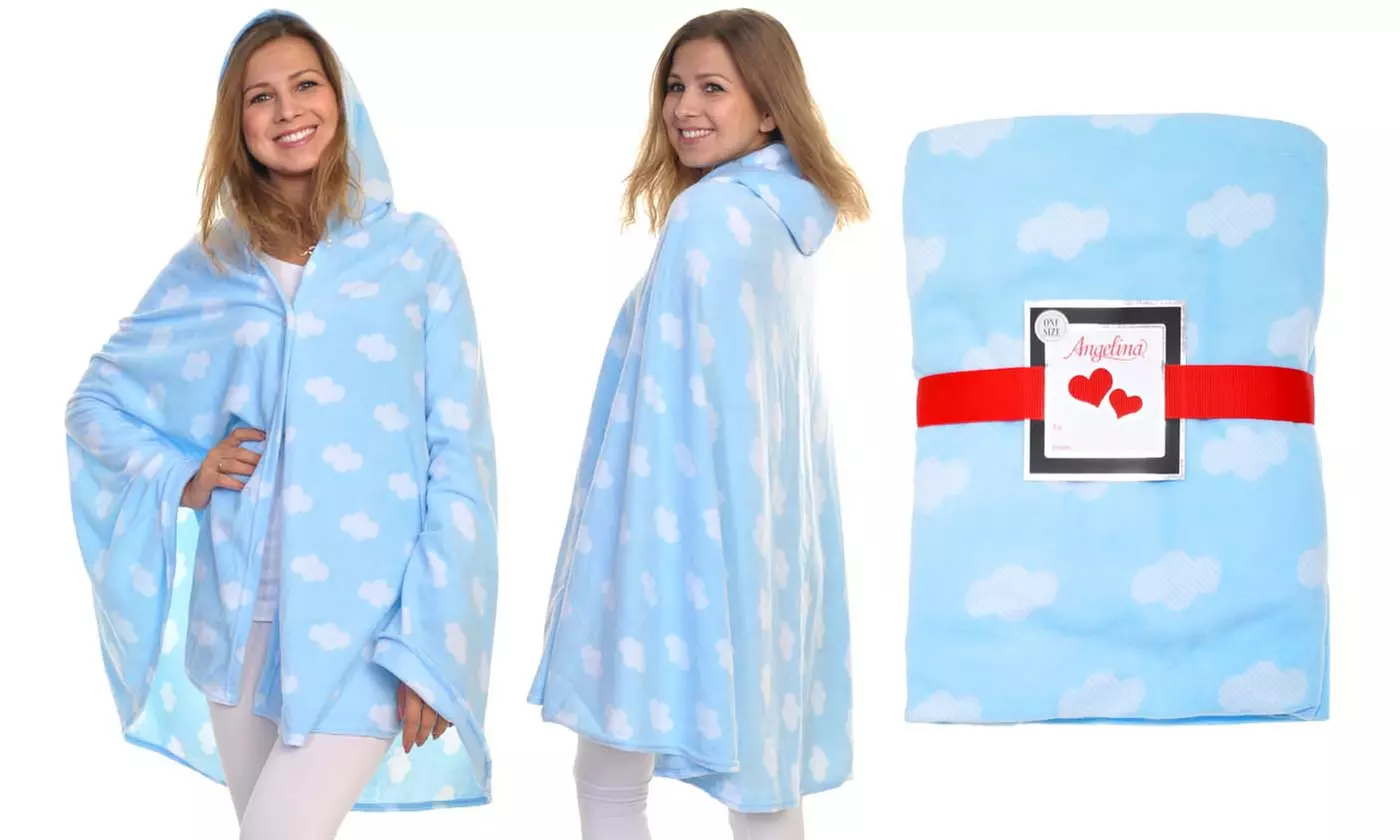 Novelty Cozy Fleece Lounge Throw and Sleeper Sets - Primary Image