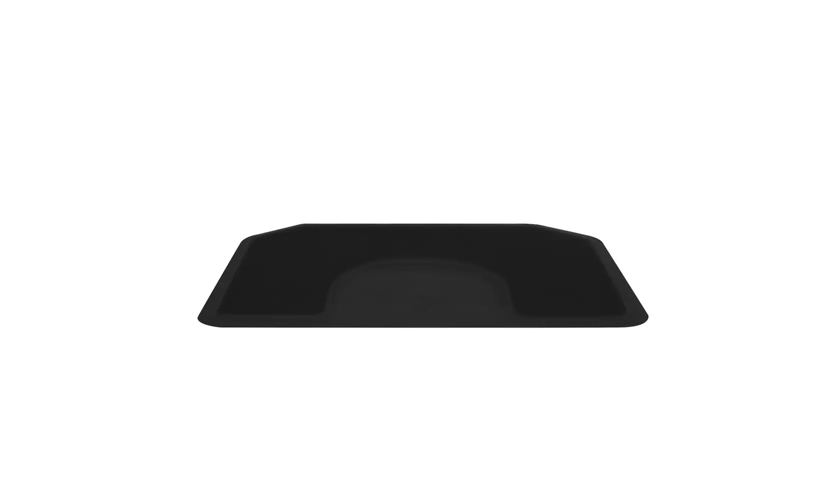 Beauty Salon Hexagon Anti-fatigue Salon Mat Black - Second Medium