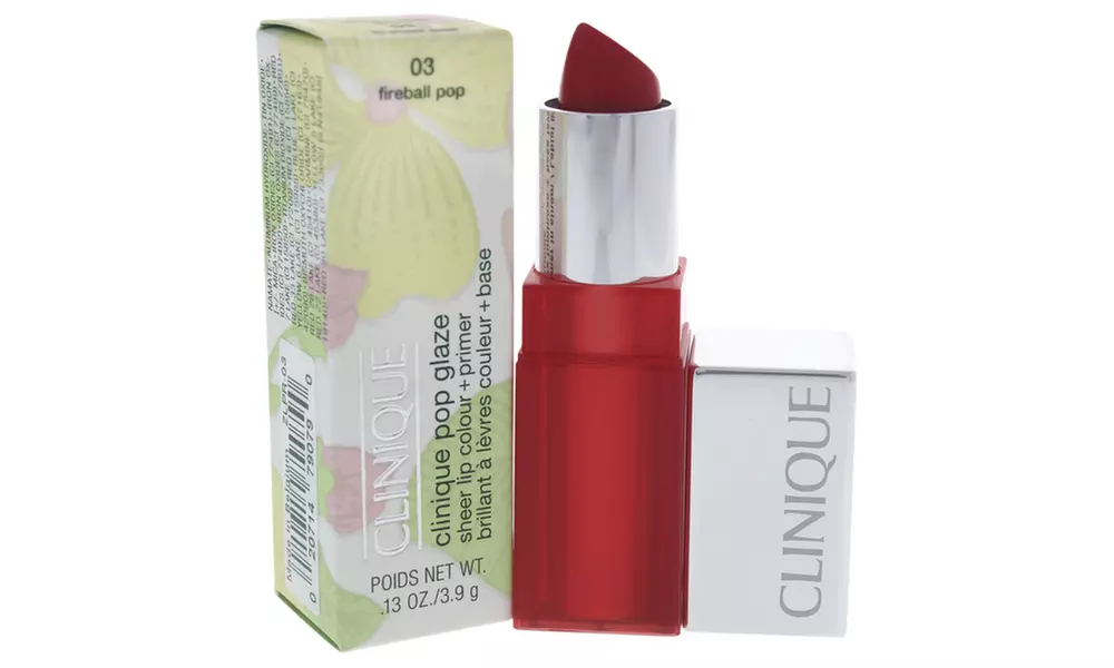Clinique Clinique Pop Glaze Sheer Lip Colour plus Primer - # 03 Fireball Pop - Primary Image