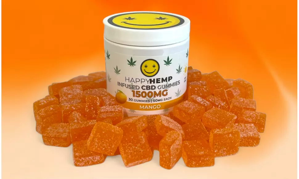 Happy Hemp Infused CBD Gummies Broad Spectrum CBD Gummies - Multiple Flavors