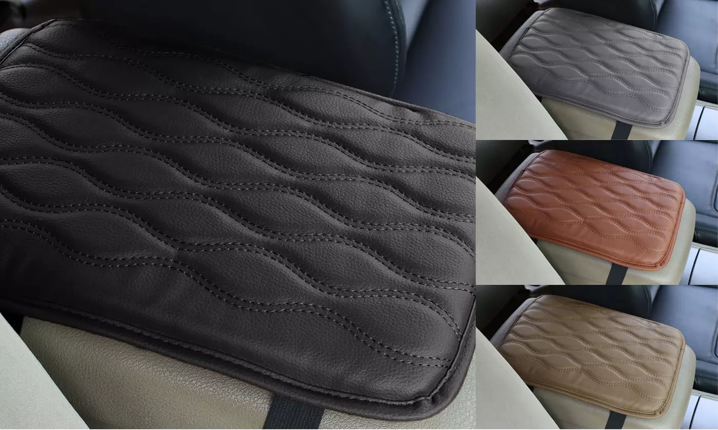 Universal Car Accessories Armrest Cushion Cover Center Console Box Pad Protector - Primary Image