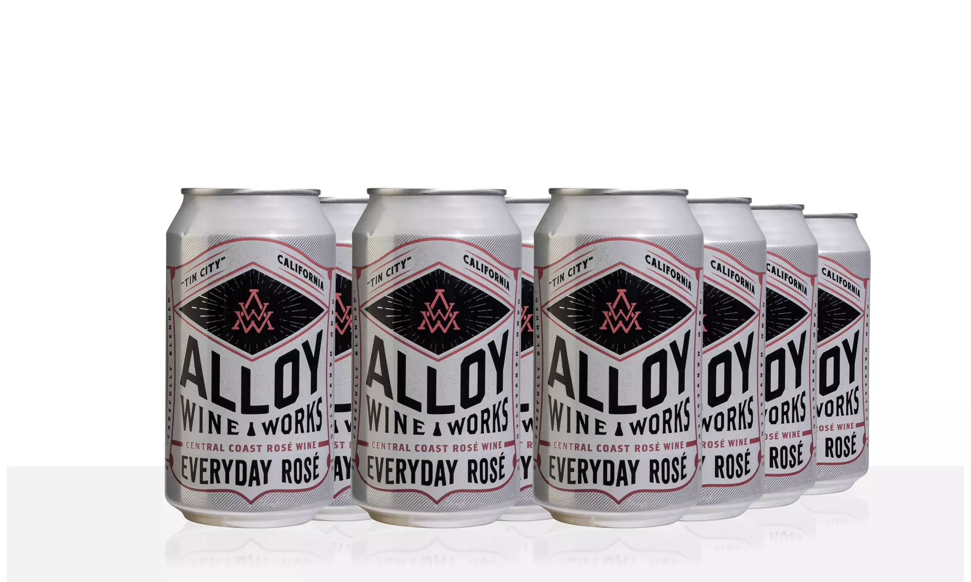 Alloy Wine Works Variety Pack Red and Rosé Canned Wine 12 Pack - Second Medium