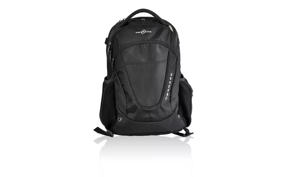 Obersee Oslo Diaper Bag Backpack - Black - Primary Image