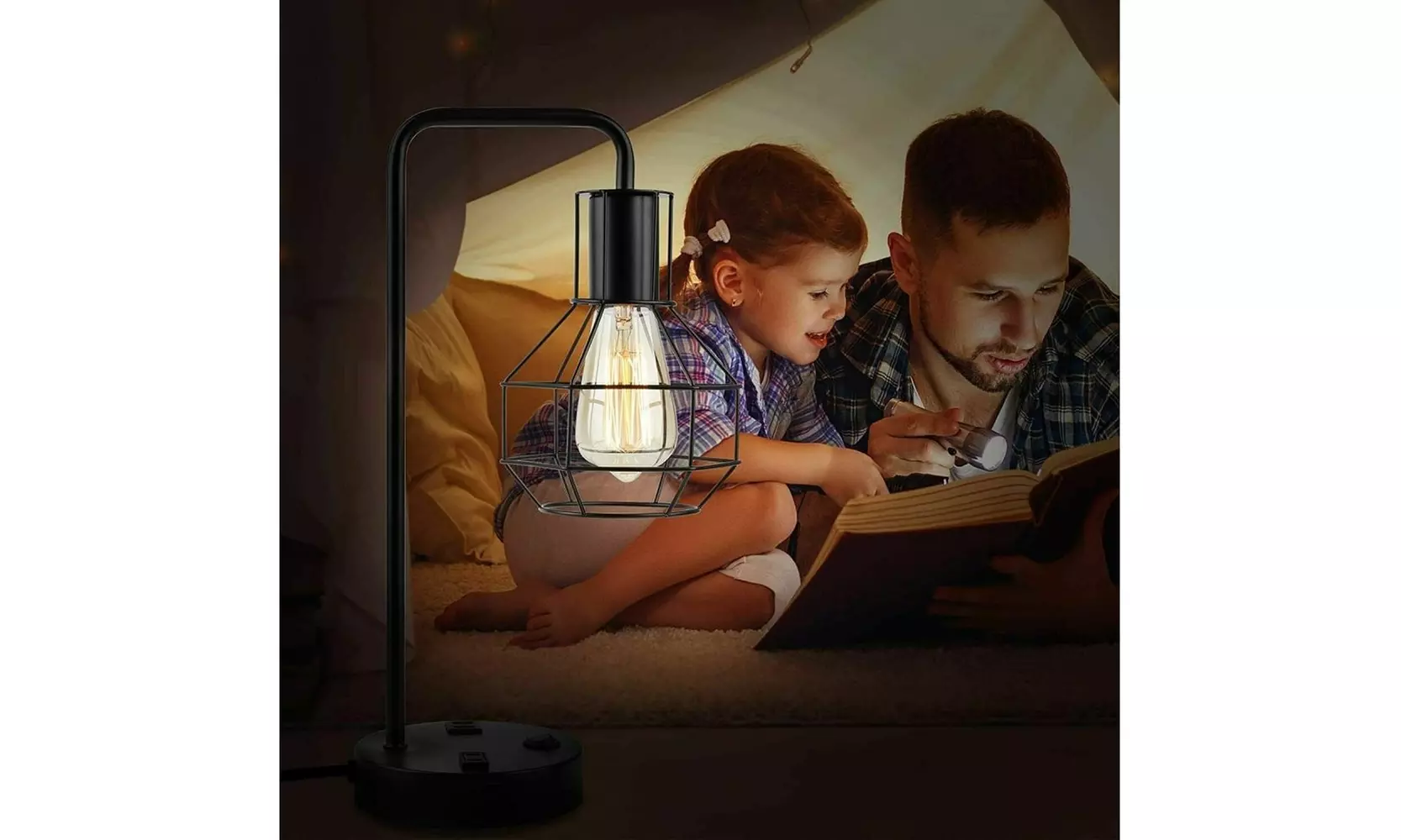 Creative table lamp Modern Bedside Light Fixtures for Bedroom Living Room